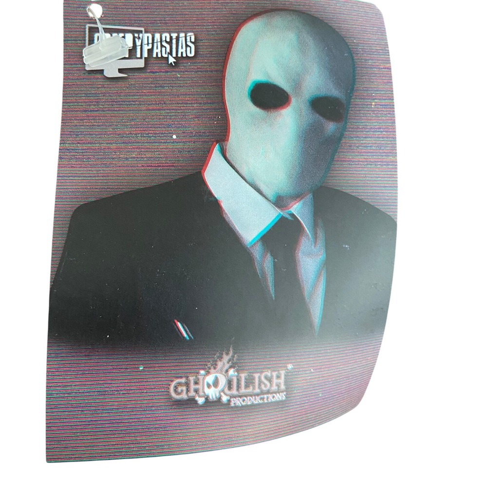 NWT Slender Man Halloween Cosplay Latex Mask‎ Spirit Halloween